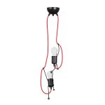 Emibig Pendant Bobi Steel Black | Suitable for 2x E27 - Max 15W