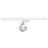SLV Tracklight Kalu 3-Phase Aluminium White Round 13W 970lm 95D - 930 Warm White | Best Colour Rendering - Dimmable 