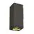 SLV Theo Wall Light Aluminium Grey Square | Outdoor - IP44 - Suitable for 1x GU10 