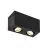 SLV Triledo Double Ceiling Light Aluminium Black | Suitable for 2x GU10 