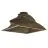 Ledvance Decor Wall and Ceiling Light Square Brown | Suitable for 1x E27