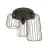 Emibig Ceiling Light Barn Steel Black | Suitable for 3x E27 - Max 15W