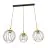 Emibig Pendant Nando Steel Black | Suitable for 3x E27 - Max 15W