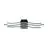 Eglo Wall and Ceiling Light Roncade 1 Steel Aluminium Black 21W 2800lm - 830 Warm White | IP20
