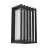 Eglo Wall Light Genovese Aluminium Black 10W 1050lm - 865 Daylight | IP65 - Motion Sensor