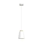 Emibig Pendant Bolero Steel White | Suitable for 1x E27 - Max 15W